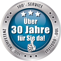 Über 30 Jahre für Sie da